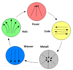 Wandlungsphasen in der TCM